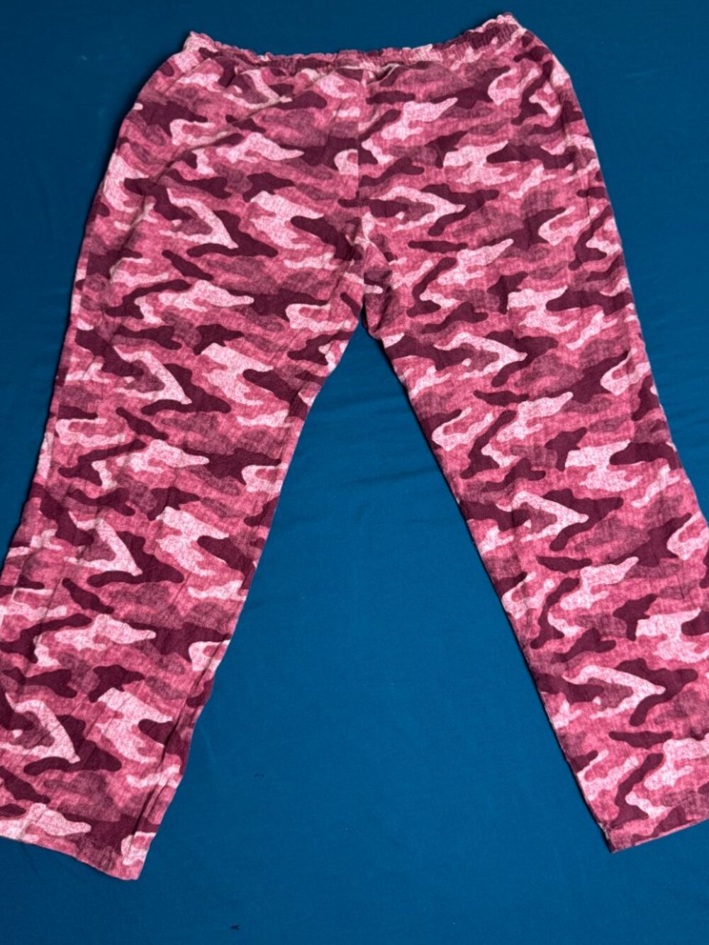 FLIRTITUDE Pajama/Lounge Camo Pants Size XL 100% COTTON